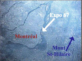 vue arienne de Montral